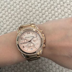 MICHAEL KORS Ritz Rose Gold-Tone Watch